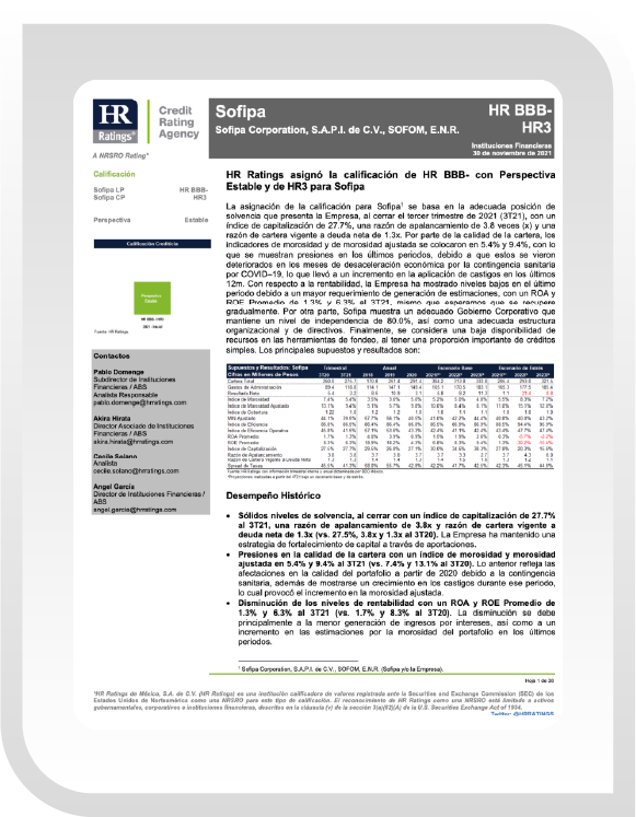 Información adicional 2012